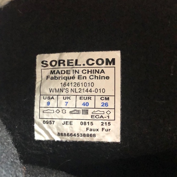 Ladies Sorel size 9 - Picture 4 of 4